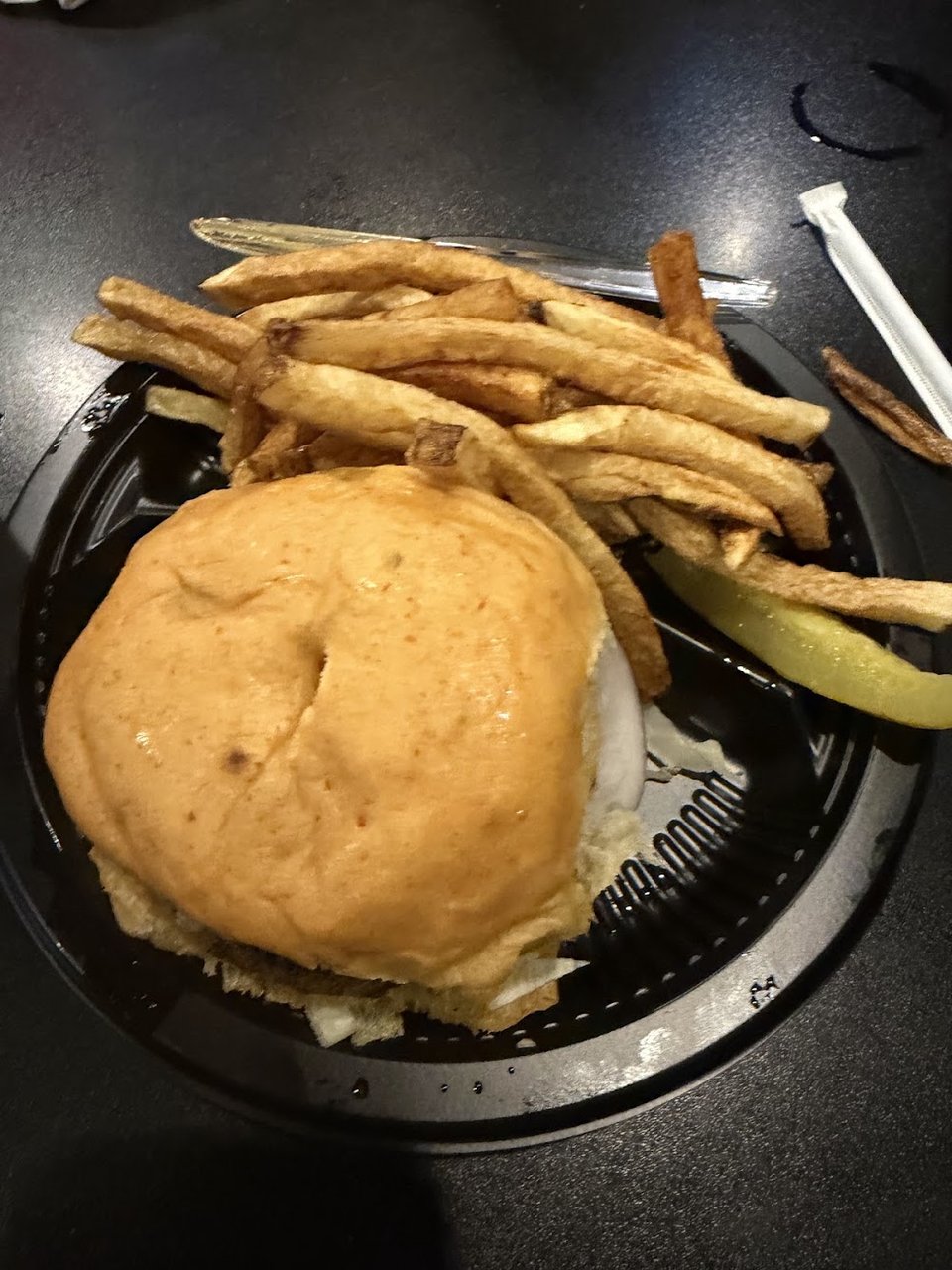 Fish Sandwich with French Fries