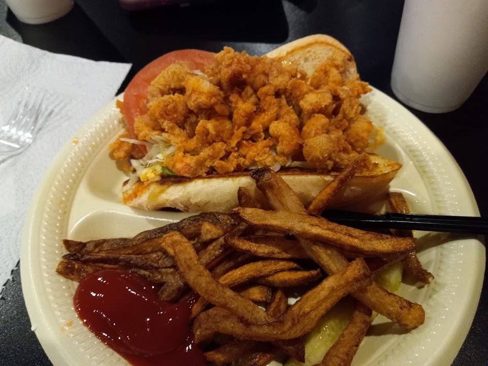 Crawfish PO Boy
